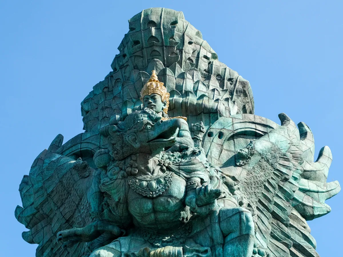 The GWK statue above the limestone cultural park
