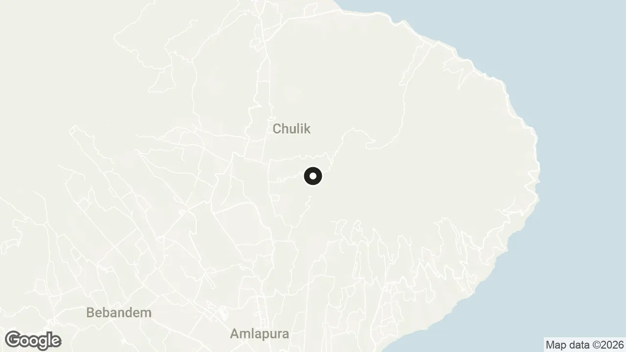 Map of the stops for Lempuyang Temple