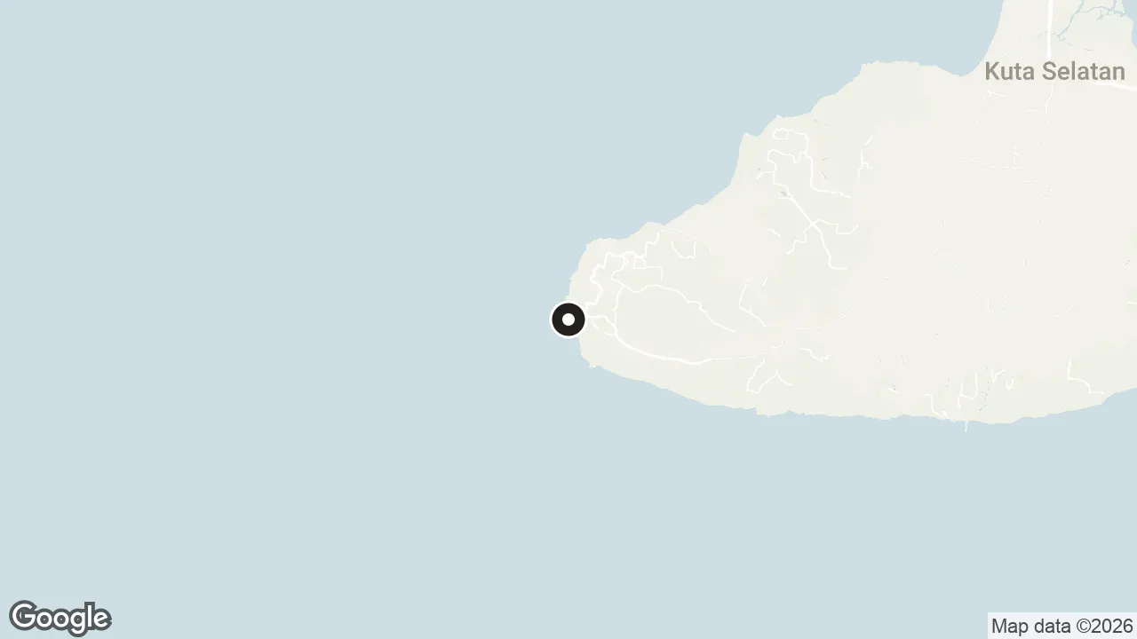Map of the stops for Uluwatu Temple